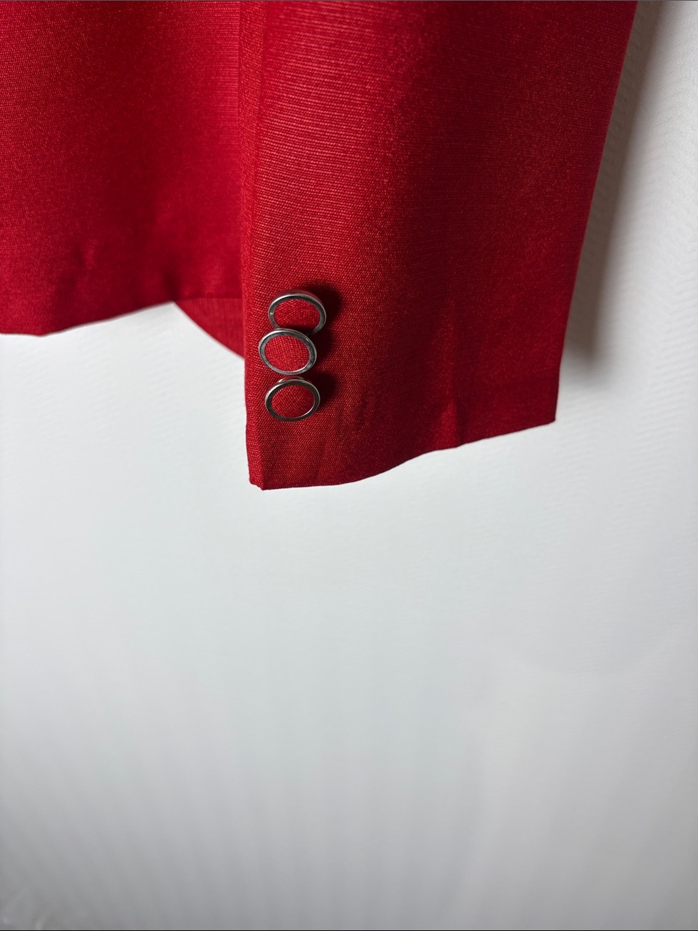 Kids Red Blazer - Tailored Single-Breasted Jacket - Picture 4 of 10
